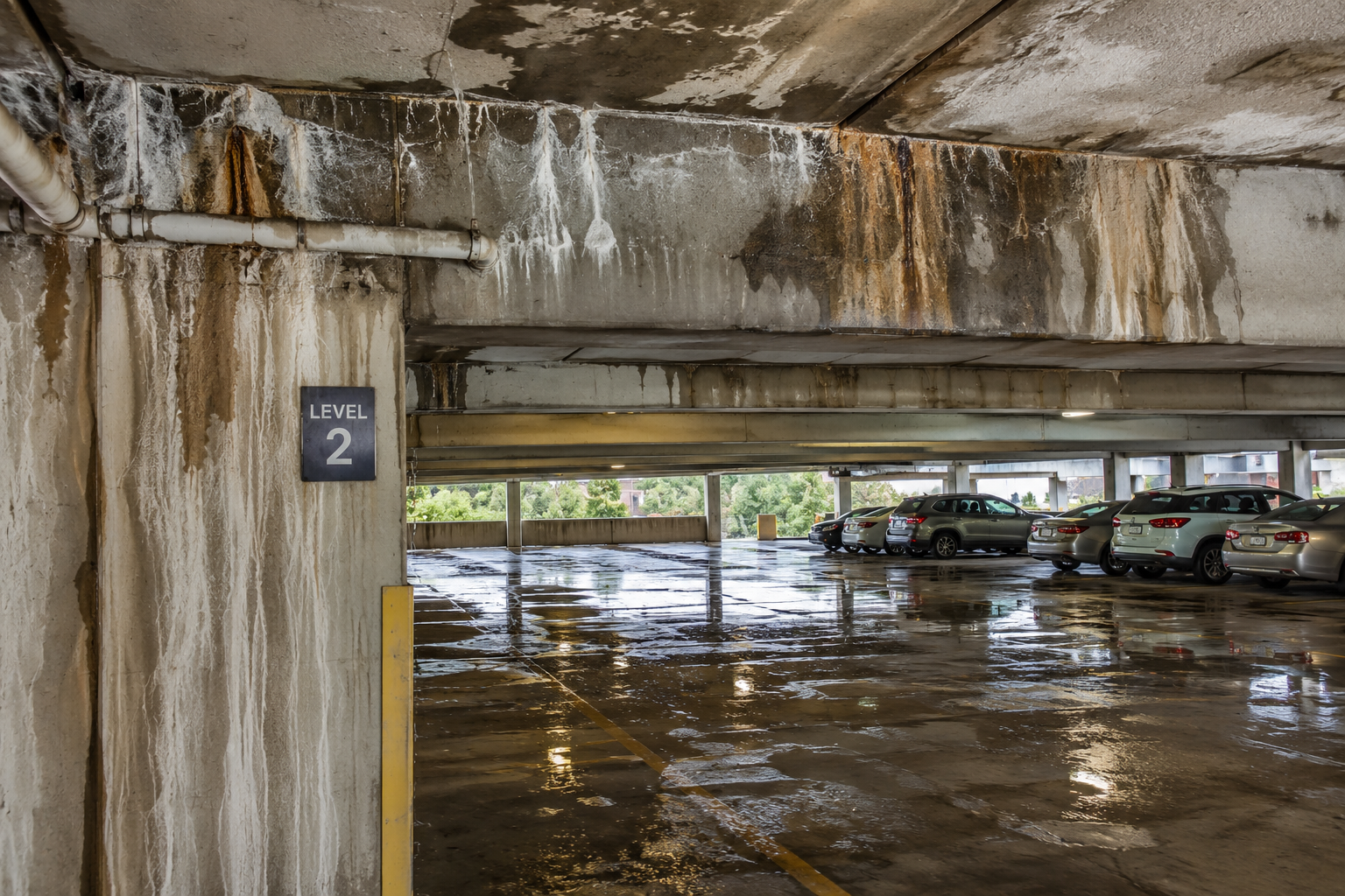 Parking Garage Water Damage: Causes, Risks, and Restoration Solutions